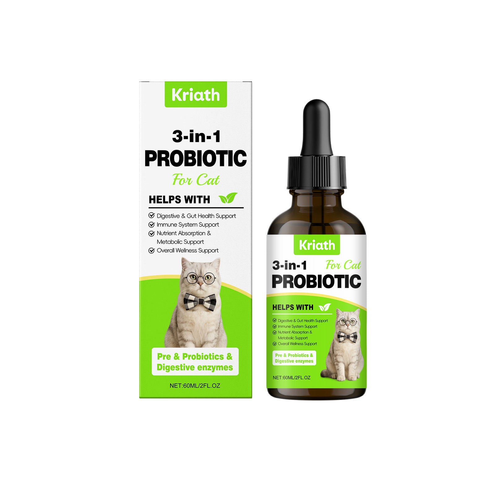 Kriath Cat Probiotic Drops