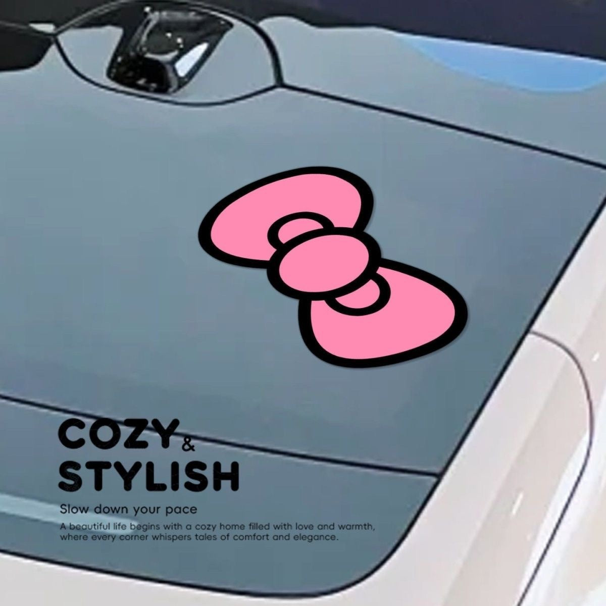 KT Bow Car Sticker