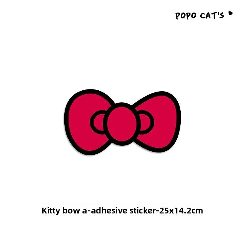 KT Bow Car Sticker