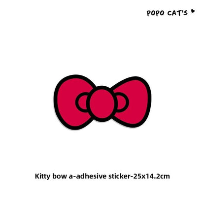 KT Bow Car Sticker