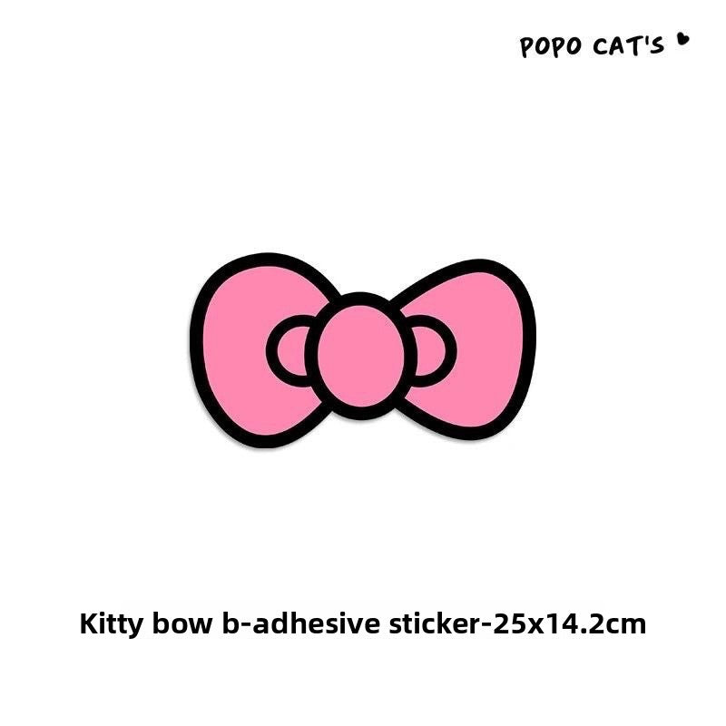 KT Bow Car Sticker