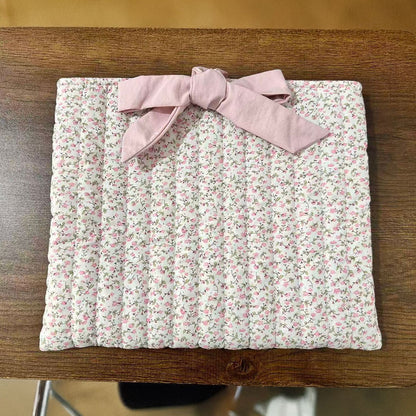 l Floral Fabric Cosmetic Bag