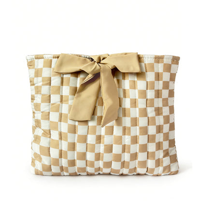 l Floral Fabric Cosmetic Bag