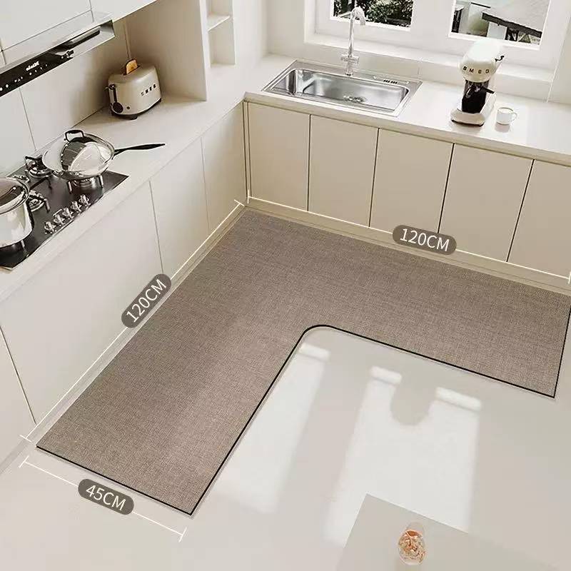 L-Shaped Kitchen Floor Mat