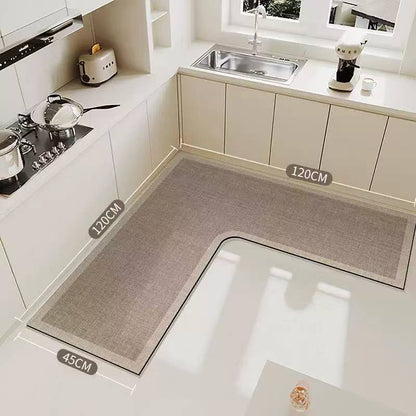 L-Shaped Kitchen Floor Mat
