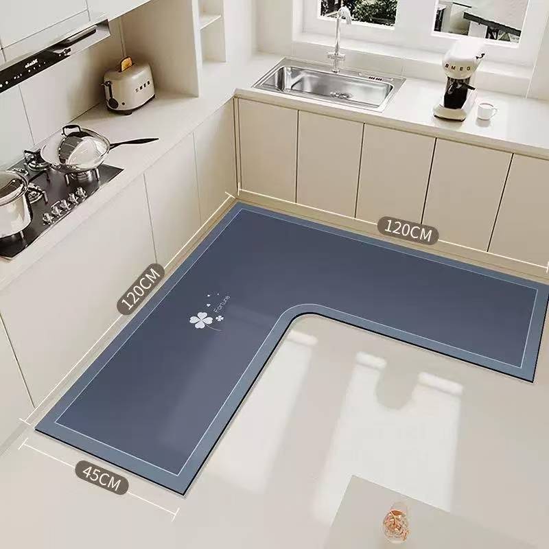 L-Shaped Kitchen Floor Mat