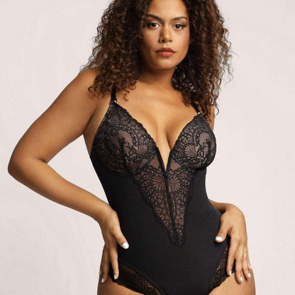 Lace Body-Shaping Jumpsuit