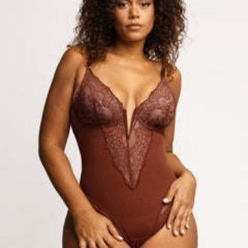 Lace Body-Shaping Jumpsuit