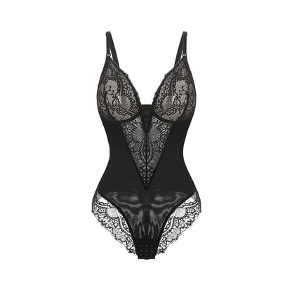 Lace Body-Shaping Jumpsuit
