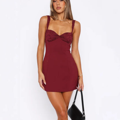 Lace Bodycon Slip Dress