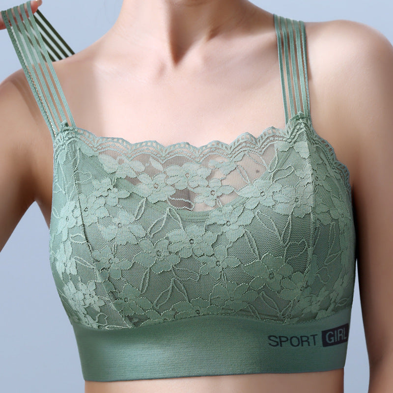 Lace bra top