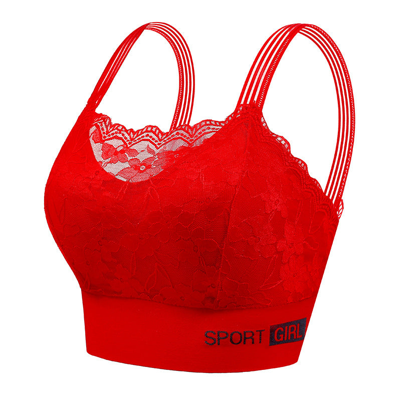 Lace bra top