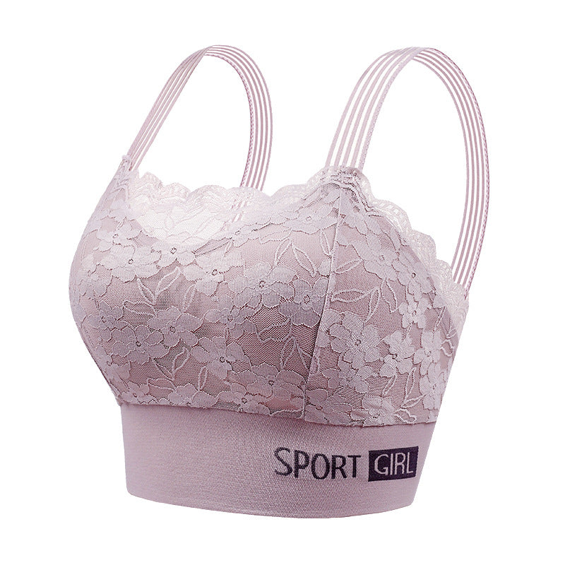 Lace bra top