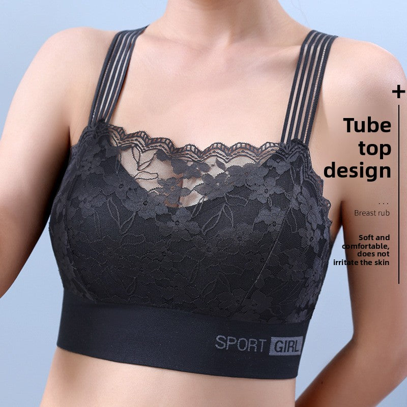 Lace bra top