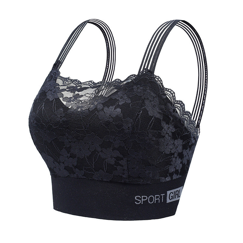 Lace bra top