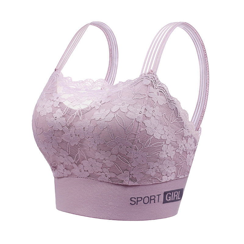 Lace bra top