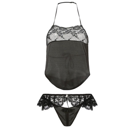 Lace bra with open front for intimate wear