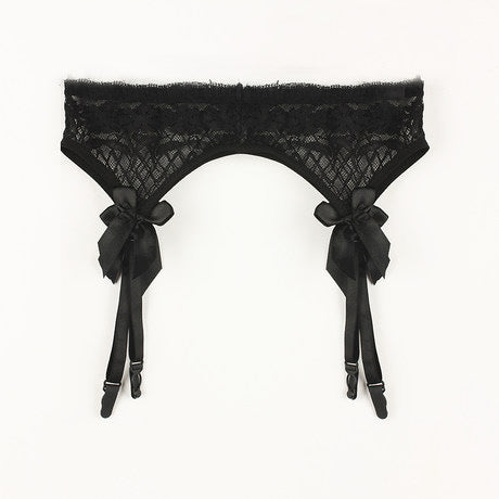 Lace bralette stockings