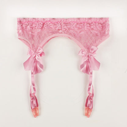 Lace bralette stockings