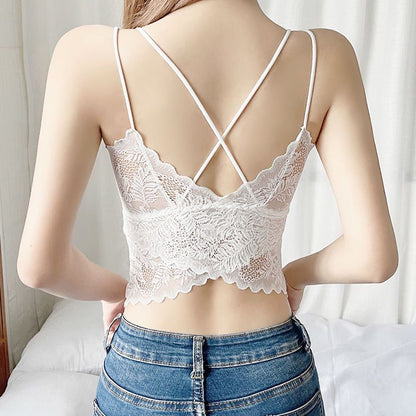 Lace Camisole with Chest Pads
