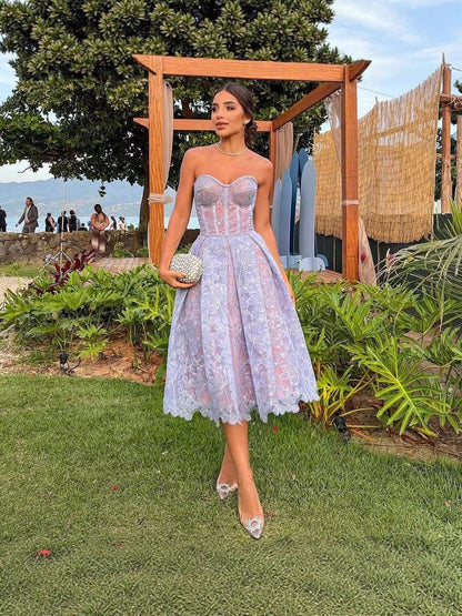 Lace Chiffon Summer Dress