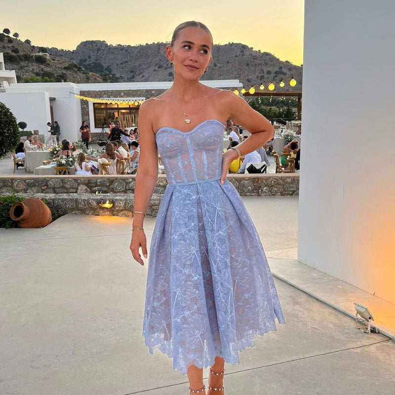 Lace Chiffon Summer Dress