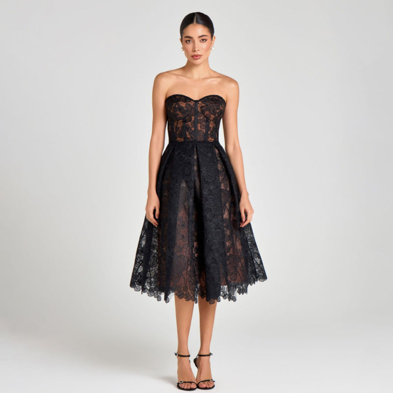 Lace Chiffon Summer Dress