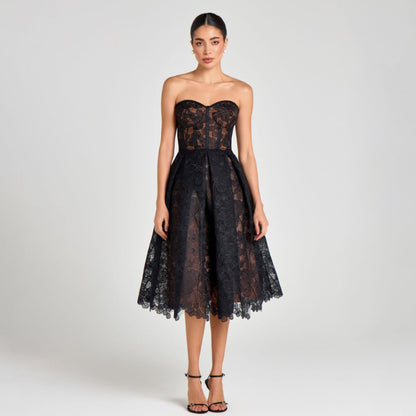 Lace Chiffon Summer Dress