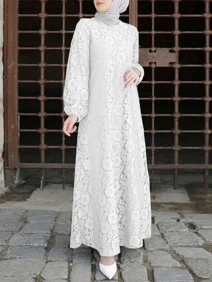 Lace crochet dress