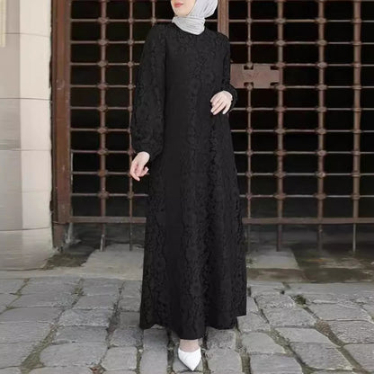 Lace crochet dress