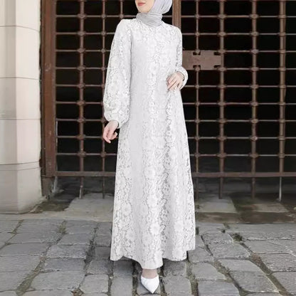 Lace crochet dress