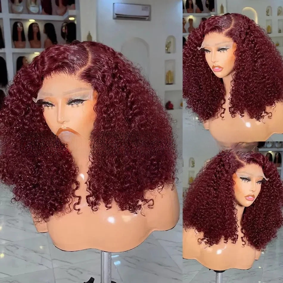 Lace curly hair wig