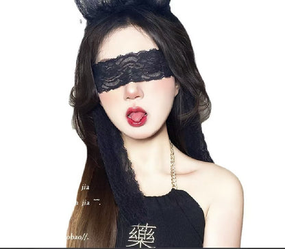 Lace eye mask