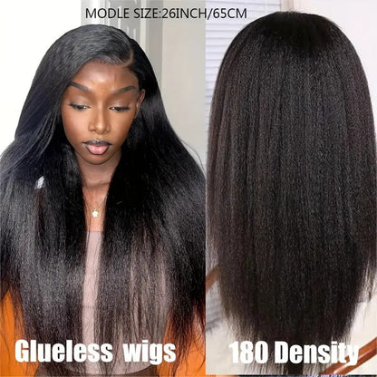 Lace Front Afro Wig with Natural Fluffy Curls