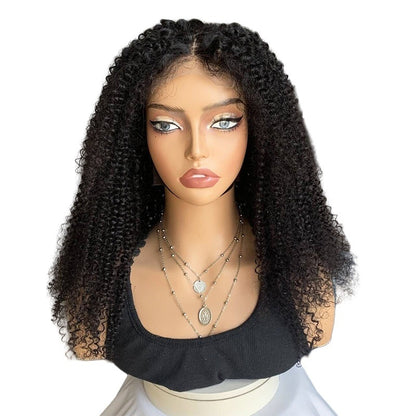 Lace Front Curly Blend Hair Wigs