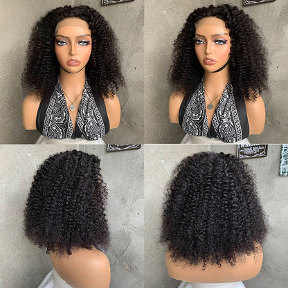 Lace Front Curly Blend Hair Wigs