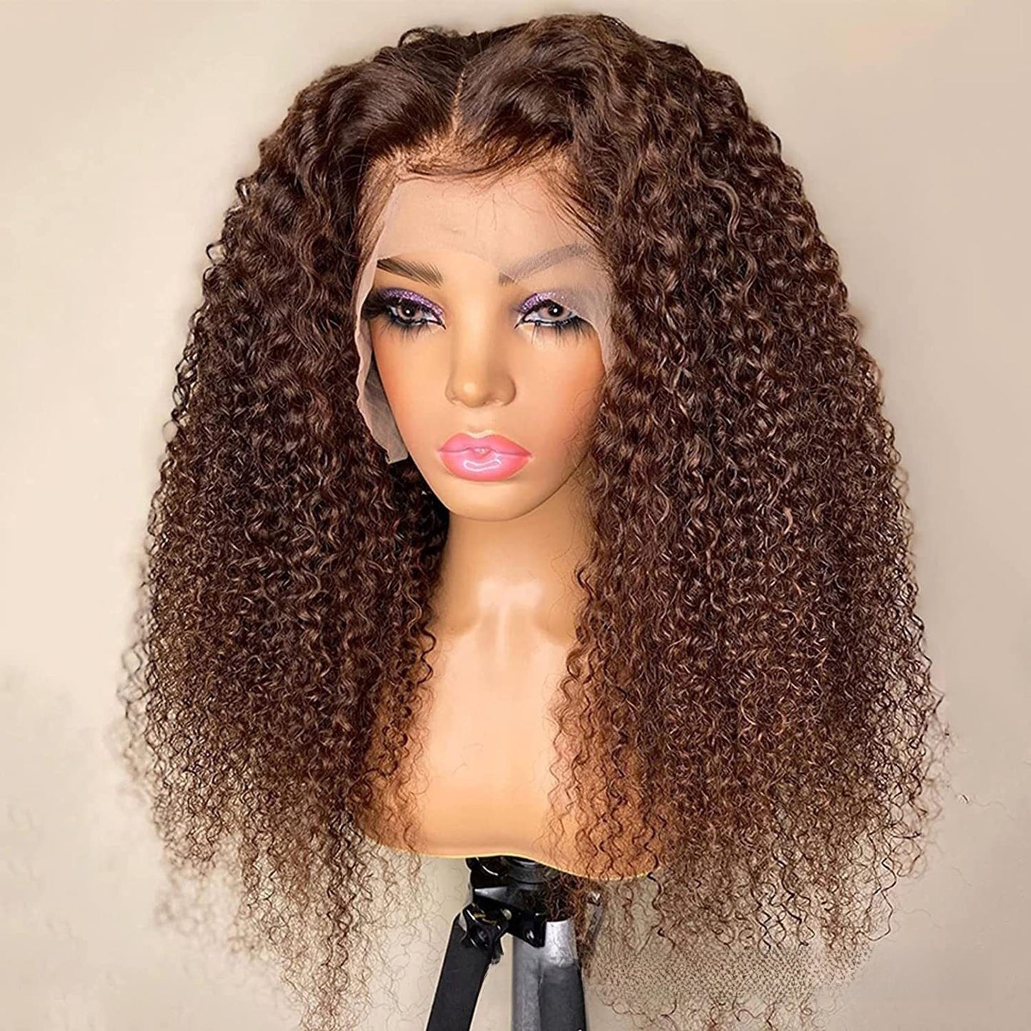Lace Front Synthetic Wig Long Curly Hair