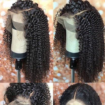 Lace Front Synthetic Wig Long Curly Hair