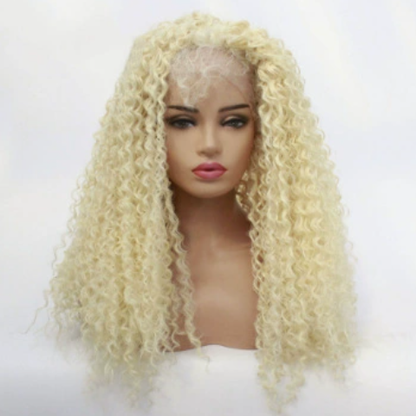 Lace Front Synthetic Wig Short Curly Hair