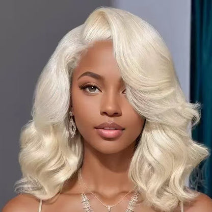 Lace Front Synthetic Wig with Curly Waves