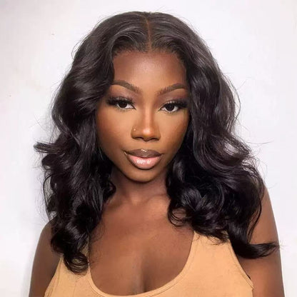 Lace Front Synthetic Wig with Curly Waves
