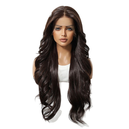 Lace Front Wig Japanese Silk Long Curly Hair