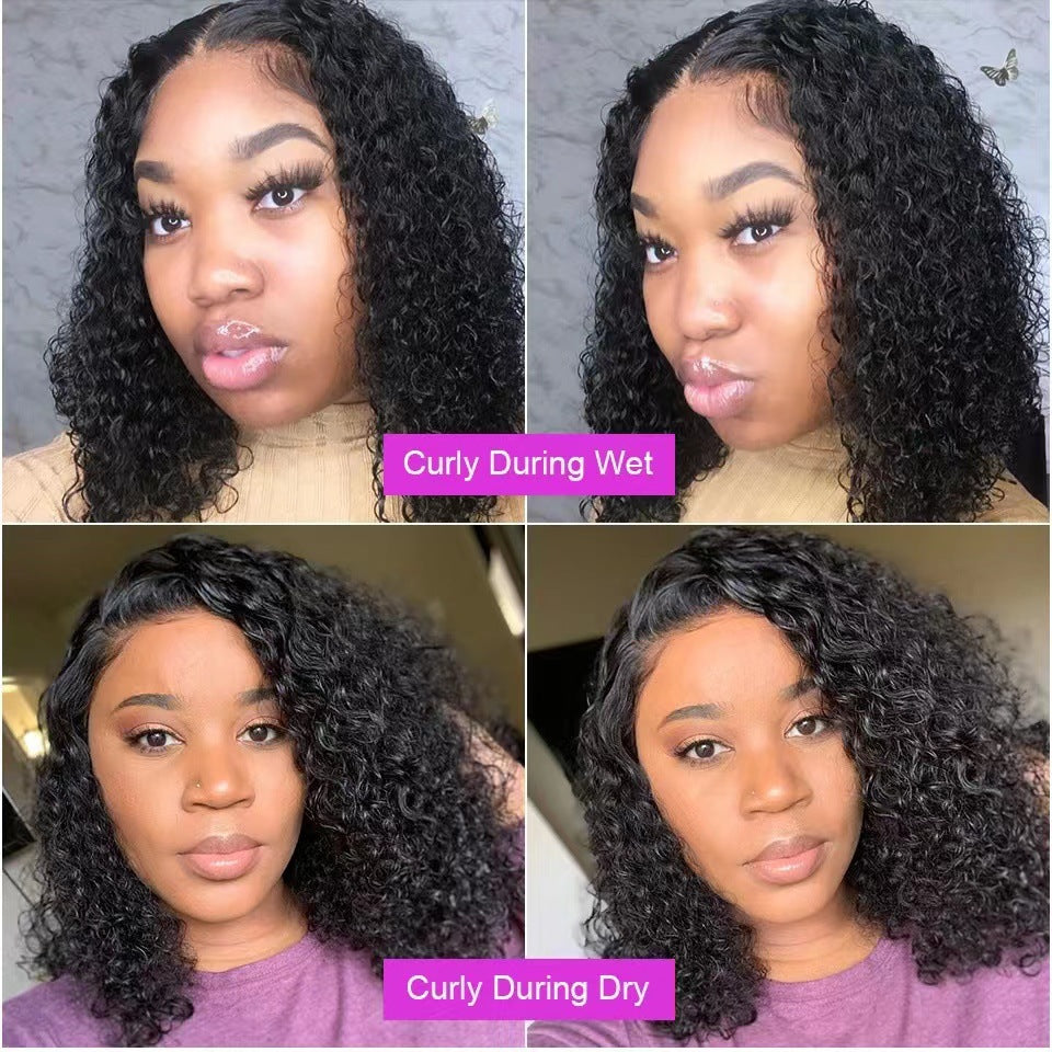 Lace Front Wig, Transparent Front, Adhesive-Free, High Definition