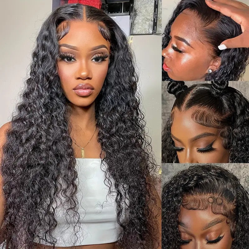 Lace Front Wig with Small Curls for Women