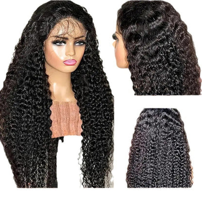 Lace Front Wig with Small Curls for Women