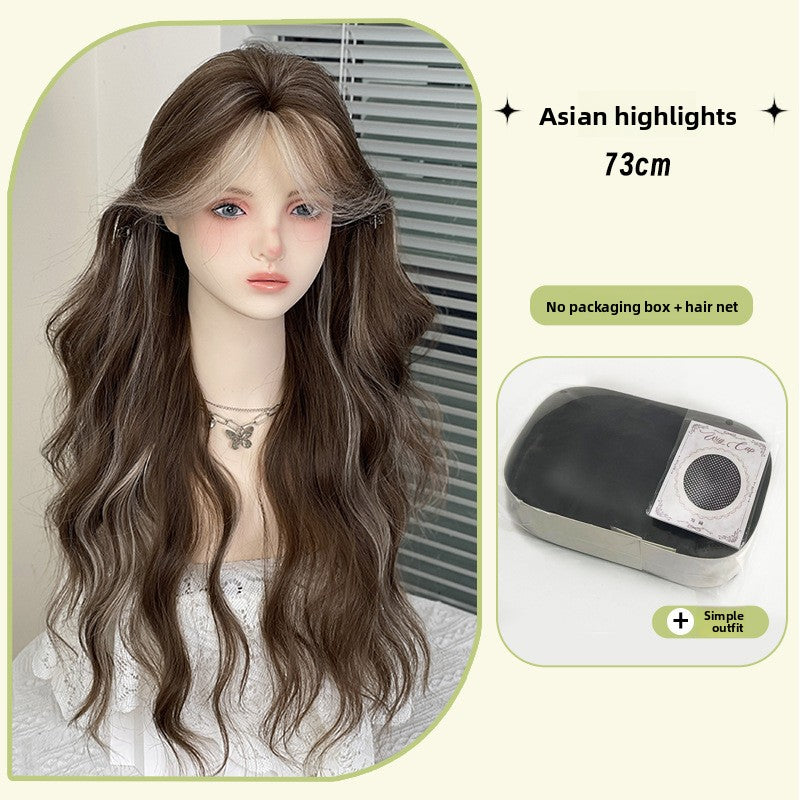 Lace full-length headgear for women on the forehead