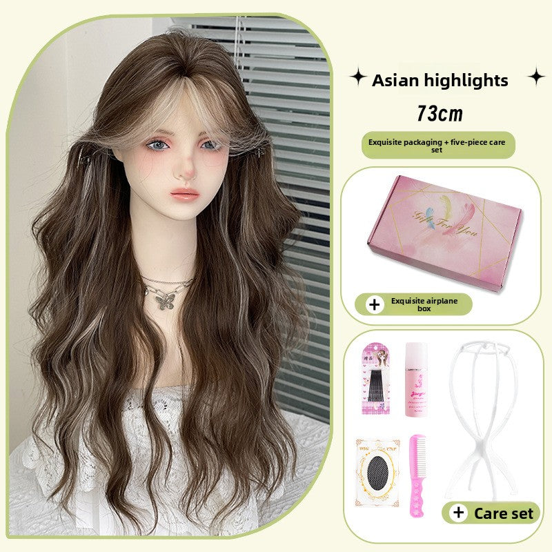 Lace full-length headgear for women on the forehead