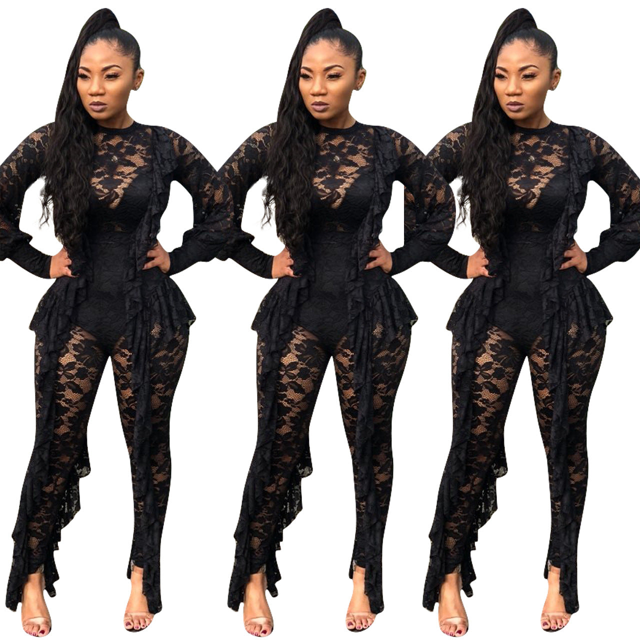 lace jumpsuit