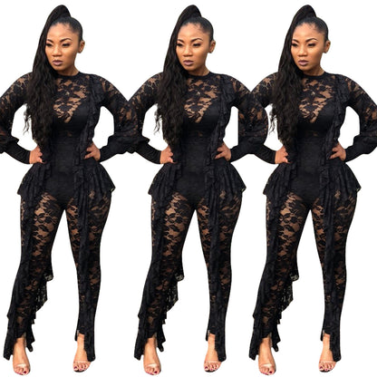 lace jumpsuit