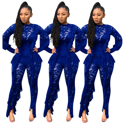 lace jumpsuit